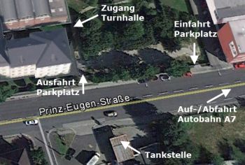 Zugang Turnhalle